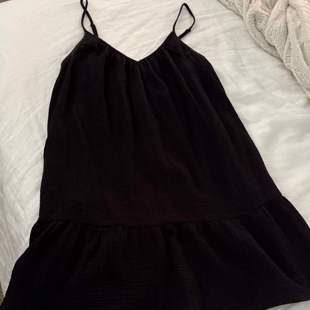 Z Supply Charcoal Midi Dress